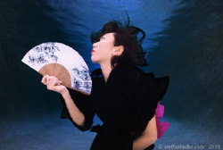 Japanese Lady Underwater by Steffen Binke 